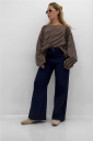 pantalone con elastico in vita couleur